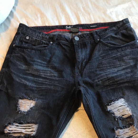 COPY - Switch shorts self cut slim taper 38 Waist - Picture 3 of 4